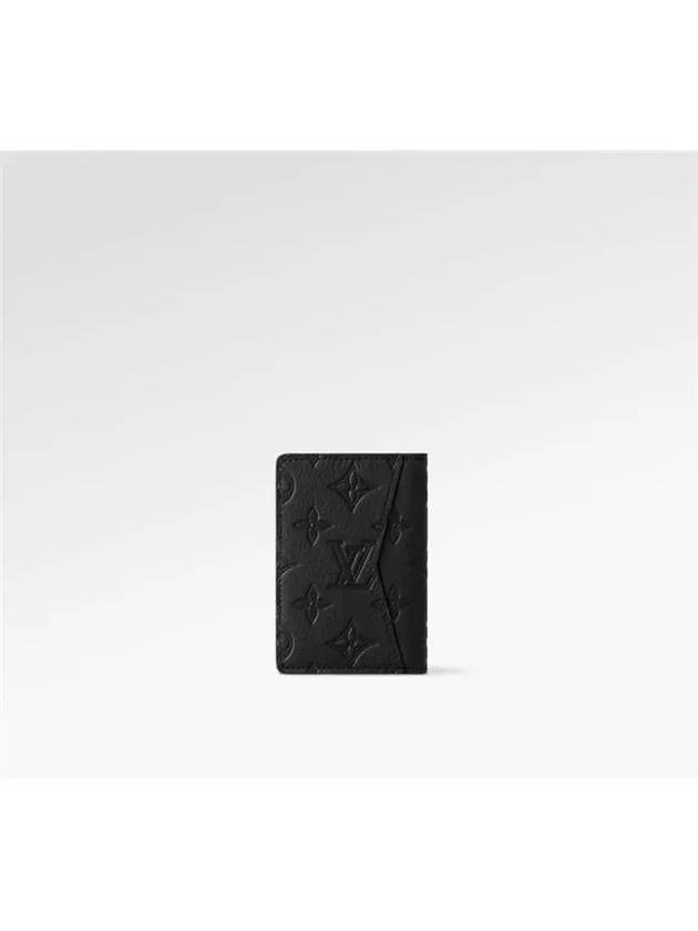 Monogram Shadow Pocket Organizer Card Wallet Black - LOUIS VUITTON - BALAAN 7