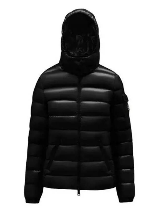 BADY body arm logo patch hood padded glossy black women 233514 - MONCLER - BALAAN 1