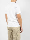 Garment Dyed Institutional One Print Cotton Jersey Short Sleeve T Shirt White - STONE ISLAND - BALAAN 5