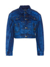 Marlene Crop Top Denim Jacket Blue - VIVIENNE WESTWOOD - BALAAN 2