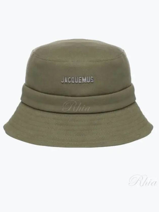 Le Bob Gajo Bucket Hat Khaki - JACQUEMUS - BALAAN 2