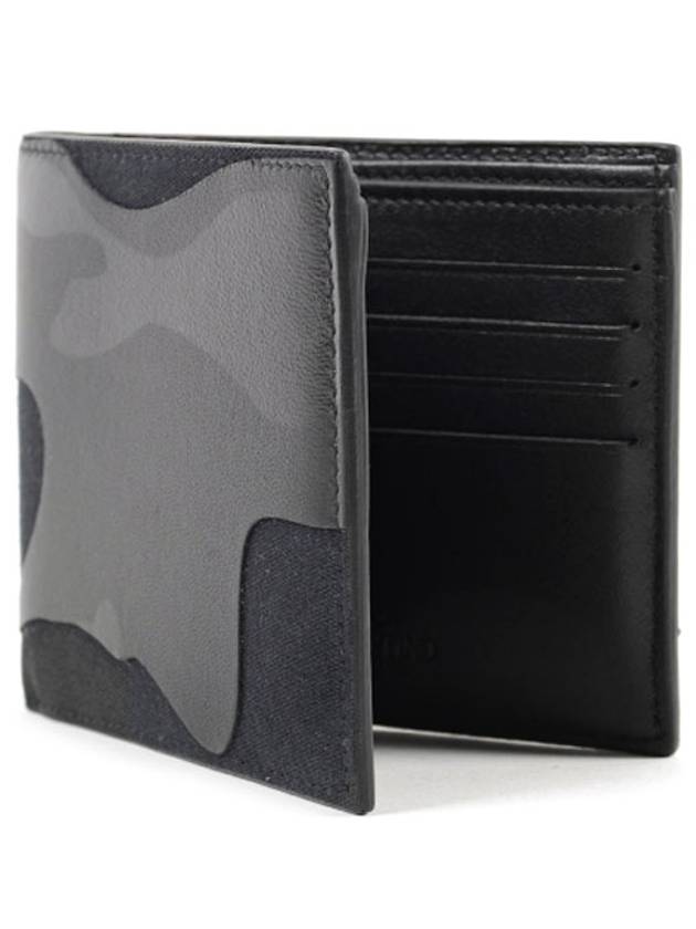 Camouflage Men's Bicycle Wallet MY2P0445TFN Black - VALENTINO - BALAAN 4