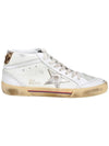 Mid-Star Classic High Top Sneakers Ivory White - GOLDEN GOOSE - BALAAN 1