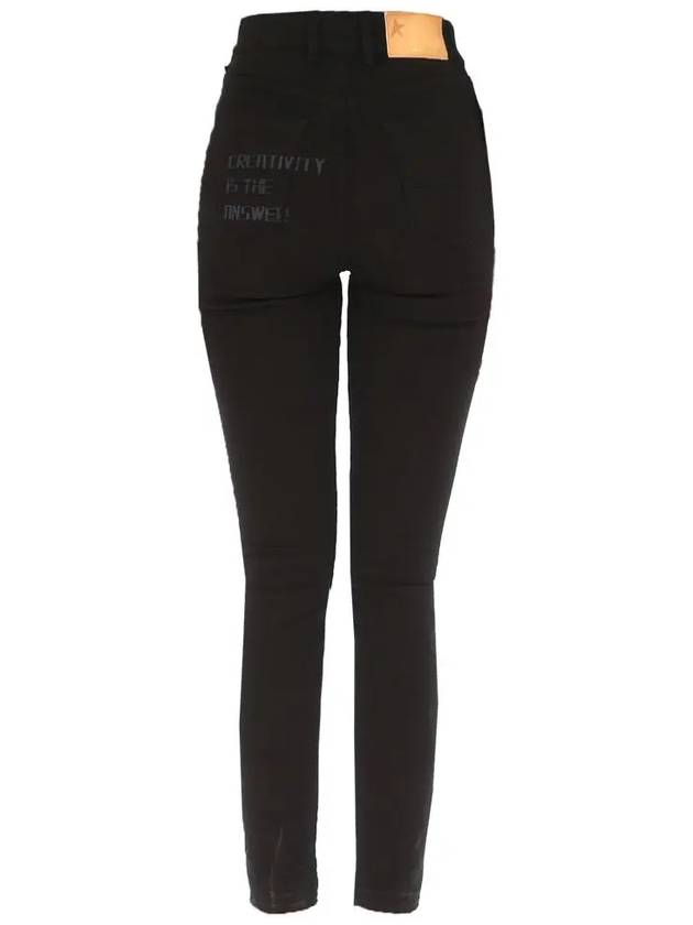 Women's Cotton Skinny Jeans Black - GOLDEN GOOSE - BALAAN 4