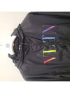 Rainbow VLTN Logo Hooded Jacket Black - VALENTINO - BALAAN 7