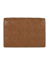 Intrecciato Flap Business Card Wallet Brown - BOTTEGA VENETA - BALAAN 1