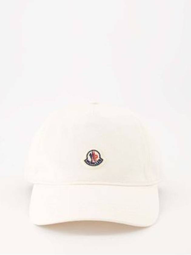 Logo Patch Baseball Cap Hat 3B00041 V0006 211 - MONCLER - BALAAN 1