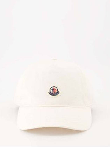 Logo Patch Baseball Cap Hat 3B00041 V0006 211 - MONCLER - BALAAN 1