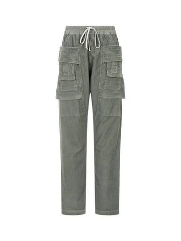 MEN DRKSHDW Finwhale Corduroy Cargo Pants Fatigue - RICK OWENS - BALAAN 1