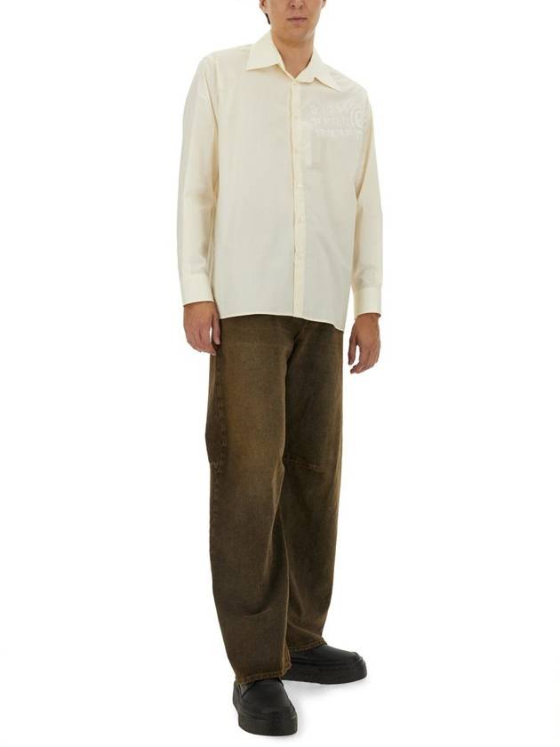 Mm6 Maison Margiela Poplin Shirt - MAISON MARGIELA - BALAAN 2