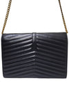 Women s 556830 Black Lambskin Sulpice Medium Gold Chain Shoulder Bag - SAINT LAURENT - BALAAN 5