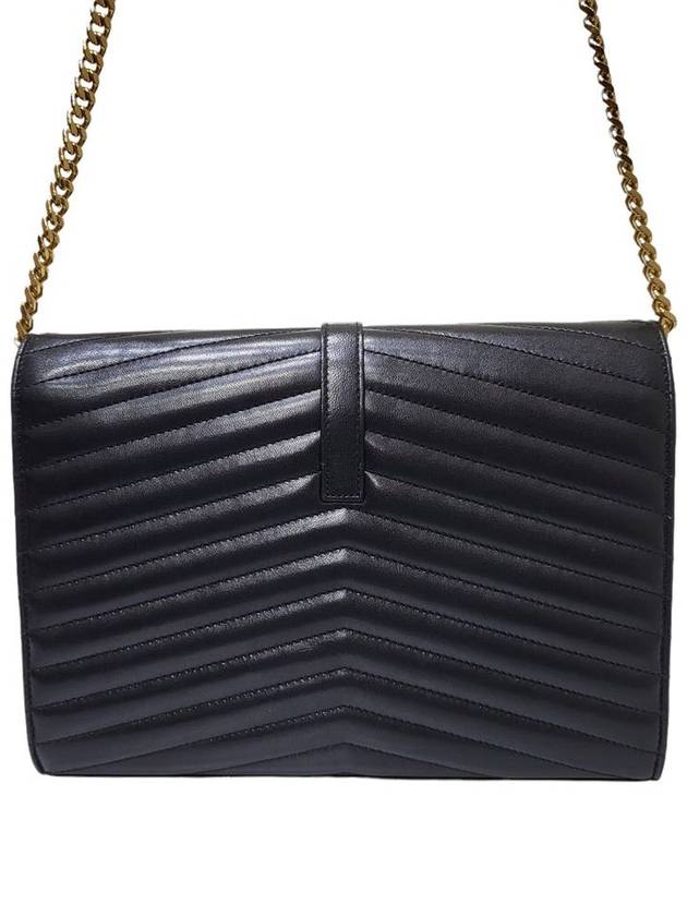 Women s 556830 Black Lambskin Sulpice Medium Gold Chain Shoulder Bag - SAINT LAURENT - BALAAN 5