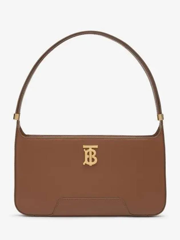 Leather TB Shoulder Bag Brown - BURBERRY - BALAAN 2