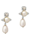 Pearl Earrings Silver - VIVIENNE WESTWOOD - BALAAN 3