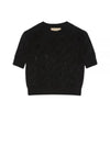 GG Interlocking Cashmere Knit Top Black - GUCCI - BALAAN 2