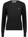 ORB Logo Knit Top Black - VIVIENNE WESTWOOD - BALAAN 3