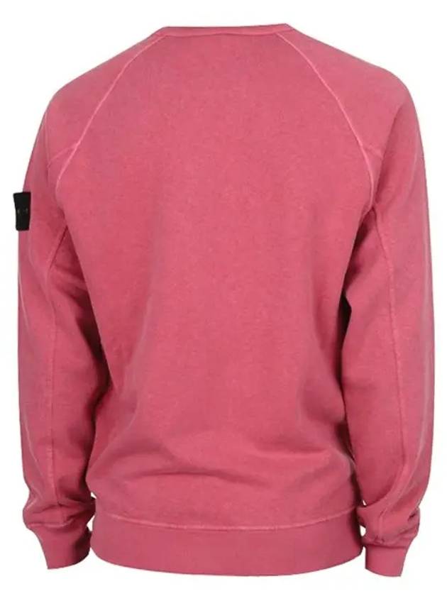 OLD Treatment Wappen Patch Crew Neck Sweatshirt Pink - STONE ISLAND - BALAAN 3