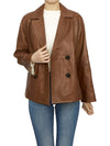 15441021650 ORIA 001 Women s Leather Jacket - MAX MARA - BALAAN 6