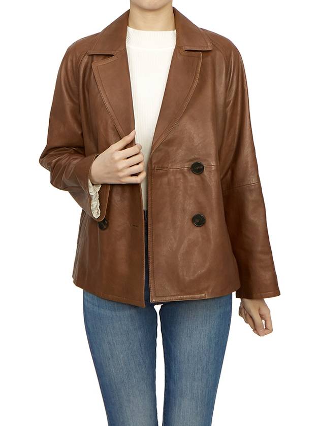 15441021650 ORIA 001 Women s Leather Jacket - MAX MARA - BALAAN 6