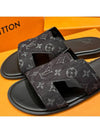 Men's Sandals Monogram Denim Black Mules - LOUIS VUITTON - BALAAN 4