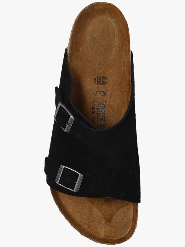 Zurich Wade Leather Slippers Black - BIRKENSTOCK - BALAAN 7