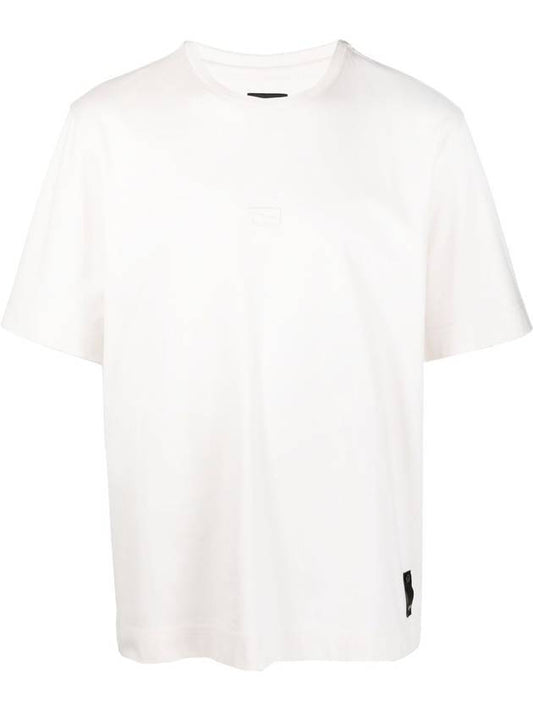 Logo Cotton Short Sleeve T-Shirt White - FENDI - BALAAN 1