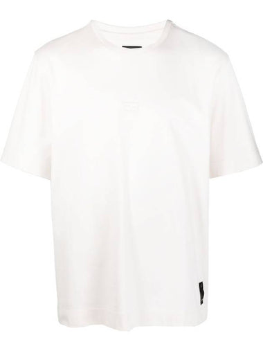 Logo Cotton Short Sleeve T-Shirt White - FENDI - BALAAN 1