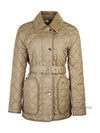 Diamond Quilted Nylon Jacket Beige - BURBERRY - BALAAN 2