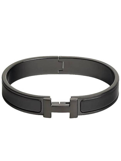 Clic HH So Bracelet Black - HERMES - BALAAN 2