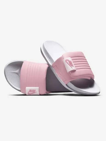 Offcoat Adjust Slide W White Elemental Pink DV1033 103 - NIKE - BALAAN 1