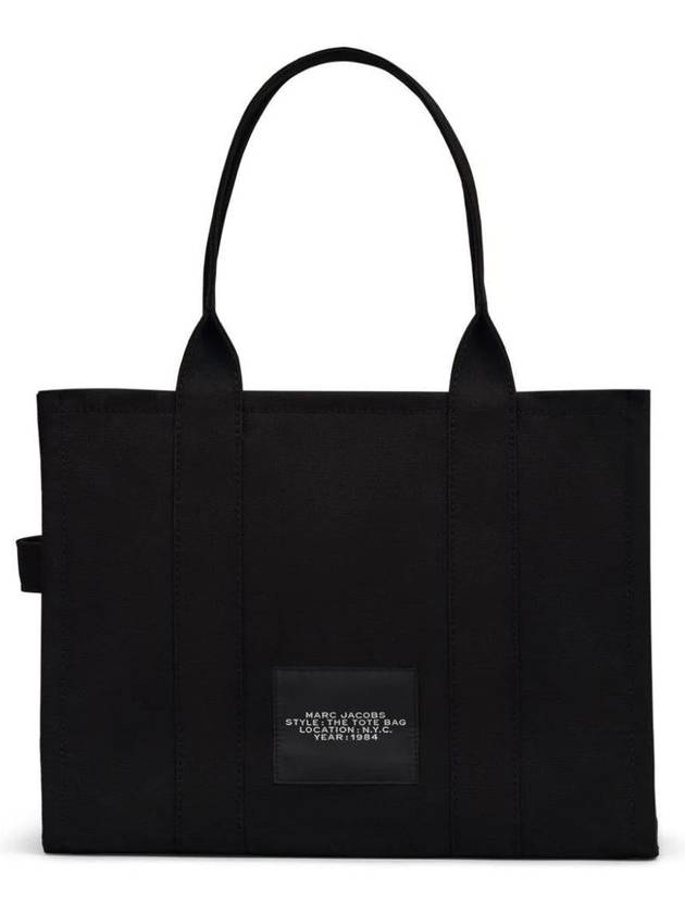 Signature Logo Tote Bag Black - MARC JACOBS - BALAAN 3