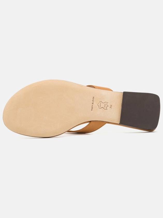 tongue strap leather flip flops - TORY BURCH - BALAAN 5