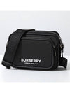 Logo Print Nylon Crossbody Bag Black - BURBERRY - BALAAN 3