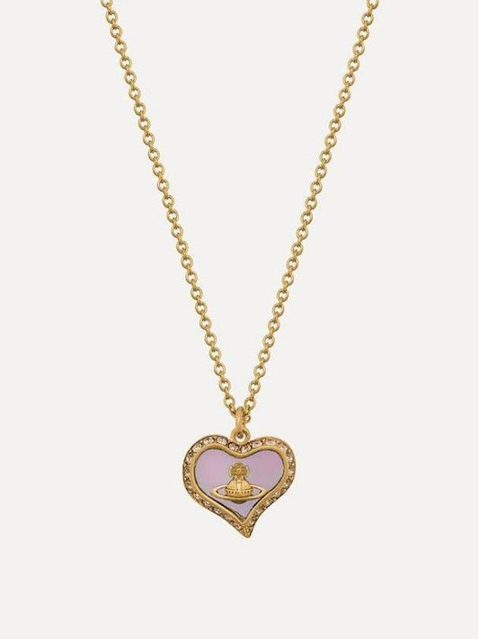 Petra Heart Logo Necklace Gold - VIVIENNE WESTWOOD - BALAAN 2