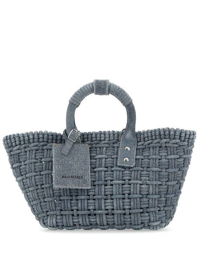 BLUE Denim Bistro XS handbag 6713422109H 4760 - BALENCIAGA - BALAAN 2