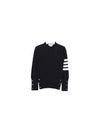 Women's 4 Bar Classic Cashmere Pullover Knit Top Navy - THOM BROWNE - BALAAN 2