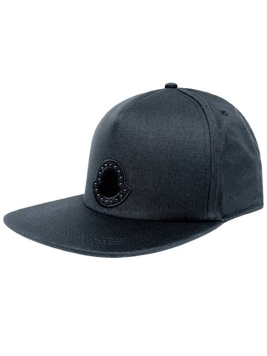 Logo Patch Ball Cap Black - MONCLER - BALAAN 2