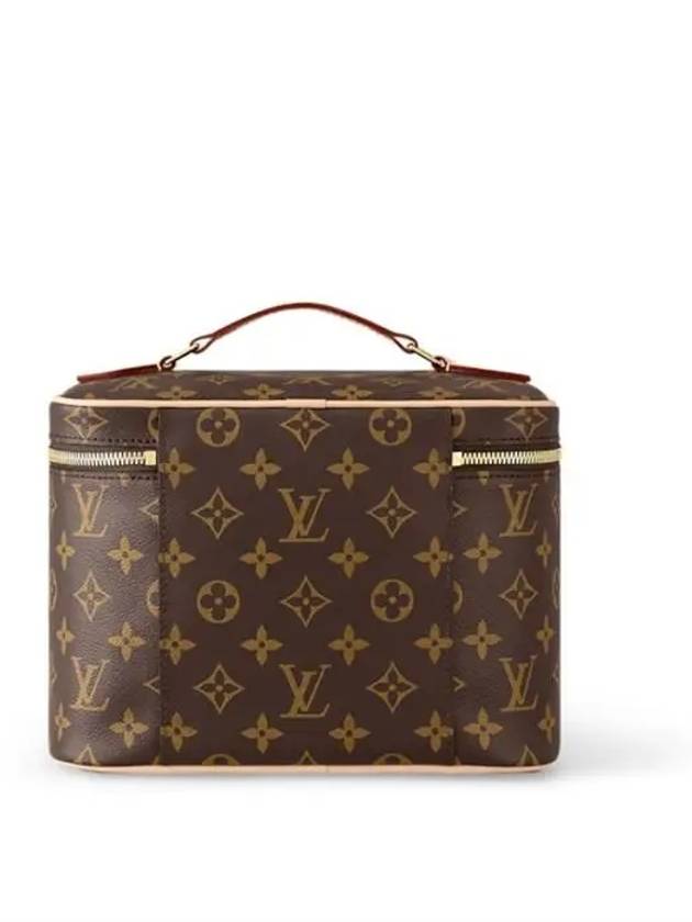 Nice BB Monogram Canvas Pouch Bag Brown - LOUIS VUITTON - BALAAN 4