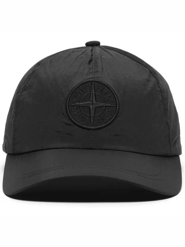 Nylon Logo Ball Cap Black - STONE ISLAND - BALAAN 2