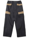 Cotton Canvas GG Trousers Straight Pants Blue - GUCCI - BALAAN 2