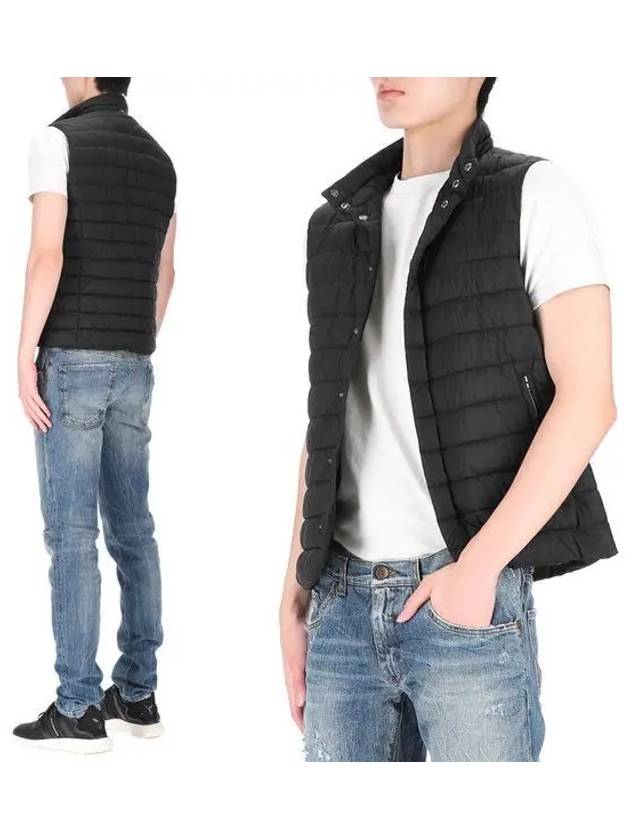 Press Studded Padded Vest Black - HERNO - BALAAN 2