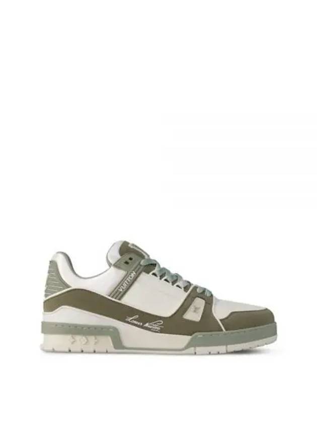 LV Trainer Sneakers Green 1ADHC2 - LOUIS VUITTON - BALAAN 1