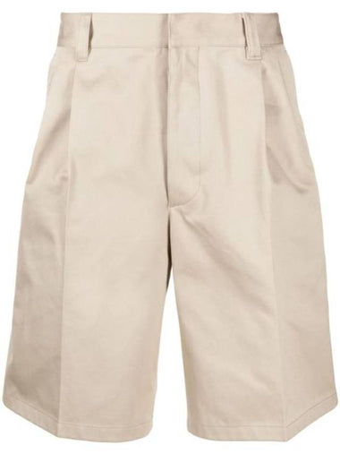 Cotton Bermuda Shorts Cord - PRADA - BALAAN 1