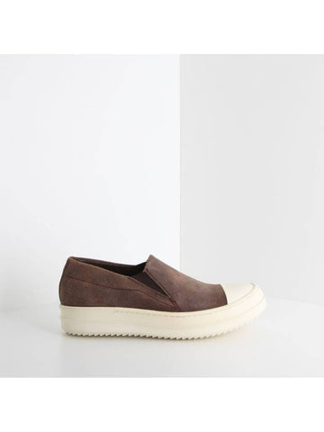 Women s Leather Slip On Brown 15S5892 LNEP - RICK OWENS - BALAAN 1