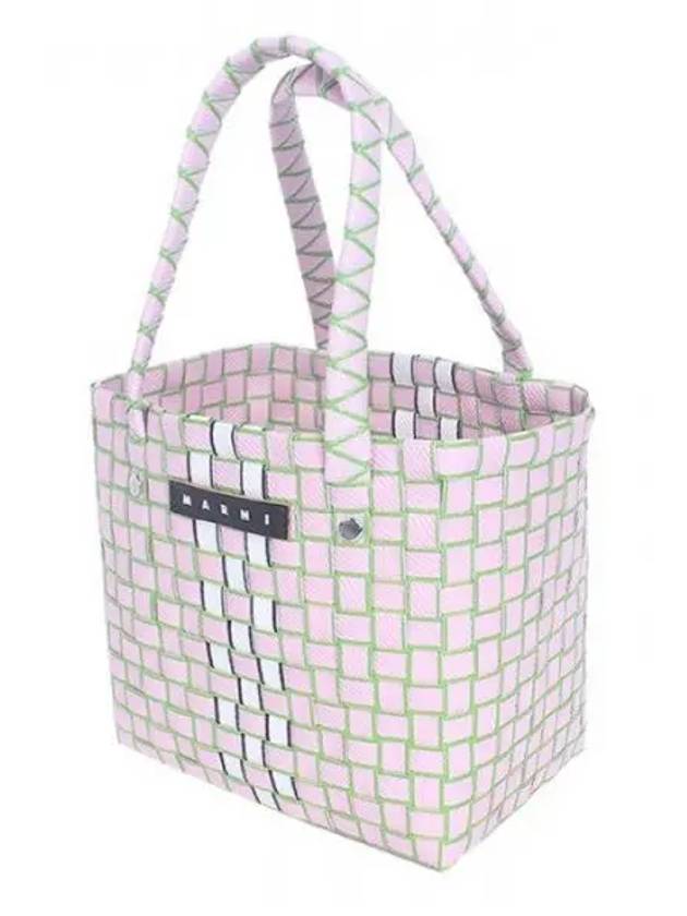 Woven Micro Tote Bag Pink M00638 M00IW 0MC41 270033 1119688 - MARNI - BALAAN 1