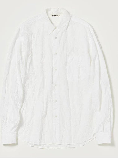 Wrinkle Washed Pins Twill Shirt - AURALEE - BALAAN 1