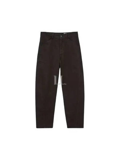 Twisted Workwear Straight Pants Espresso - LEMAIRE - BALAAN 2