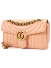 GG Marmont Matelasse Shoulder Bag Pink - GUCCI - BALAAN 3