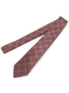 GG Pattern Slim Silk Tie Red - GUCCI - BALAAN 6