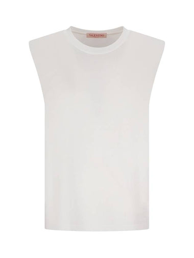 T-SHIRT SOLID JERSEY COTTON - VALENTINO - BALAAN 1